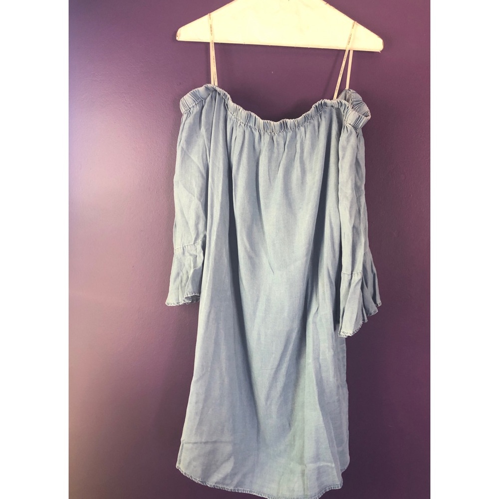 NWT Forever 21 Denim Sleeveless Dress (Size 0X)